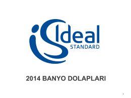 İdeal Standart 2014 koleksiyonu