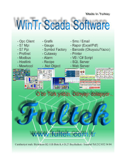 scada pdf - SCADA Sistemleri