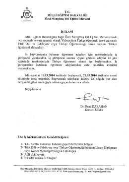 milli eğitim bakanlığı - T&uuml;rk Dili ve Edebiyatı