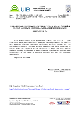 AB NE KURUTULMUŞ İNCİR FINDIK ANTEP FISTIĞI VE ÜRÜNLERİ