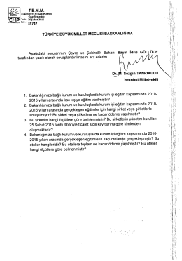 ` Sa" ` 35747 - T&uuml;rkiye B&uuml;y&uuml;k Millet Meclisi