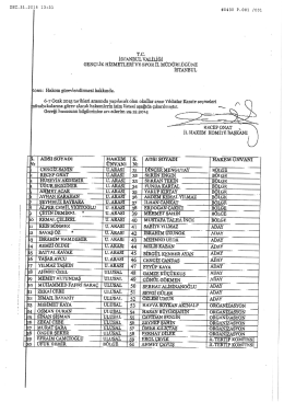 yıldızlar karate il birinciliği 06-07 ocak 2015 g&ouml;rev alacak hakem listesi