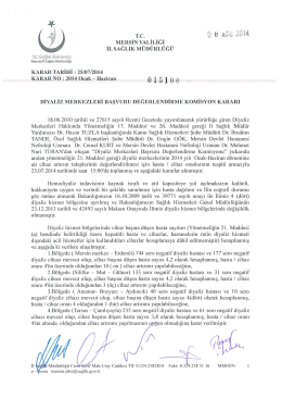 T.C. 0 U AGİU 2014. - Mersin Sağlık M&uuml;d&uuml;rl&uuml;ğ&uuml;