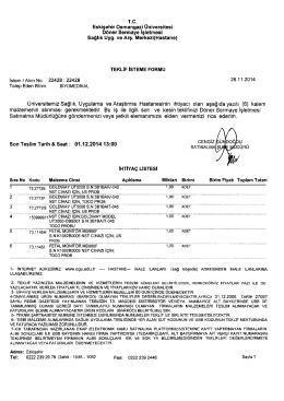 T.C. Eskişehir Osmangazi &Uuml;niversitesi D&ouml;ner Sermaye İşletmesi