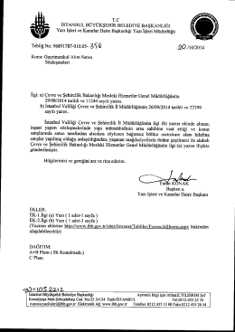 Tebliğ No-358 - İstanbul B&uuml;y&uuml;kşehir Belediyesi