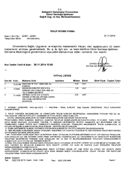 T.C. - Eskişehir Osmangazi &Uuml;niversitesi Hastanesi