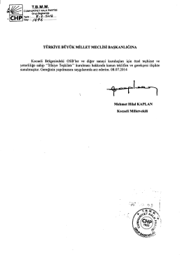 ı T.B.M.M. - T&uuml;rkiye B&uuml;y&uuml;k Millet Meclisi