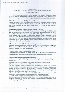 v r - İstanbul Anadolu G&uuml;ney Kamu Hastaneleri Birliği