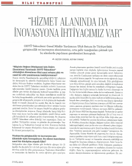 &ldquo;HİZMET ALAN NDA DA İN &Ucirc;VASY&Ucirc;NA lTlYACll