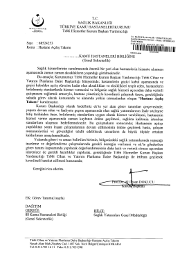 A&ccedil; - T&uuml;rkiye Kamu Hastaneleri Kurumu