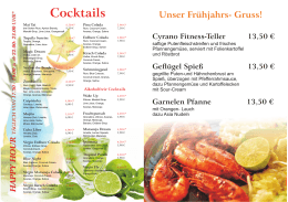 Cocktails - restaurant