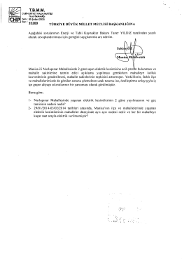 CHP - T&uuml;rkiye B&uuml;y&uuml;k Millet Meclisi