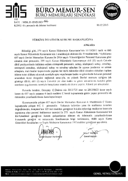 b&uuml;ro memur-sen`in t&uuml;ik`e g&ouml;nderdiği resmi yazı i&ccedil;in tıklayınız