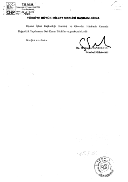 &ldquo;gm - T&uuml;rkiye B&uuml;y&uuml;k Millet Meclisi