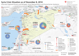 Map of the Humanitarian Assistance in Syria