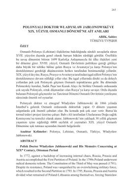 ARIK, Sabire-POLONYALI DOKTOR WŁADYSŁAW