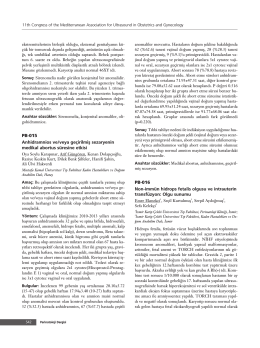 PDF Olarak İndir - Perinatal Dergi