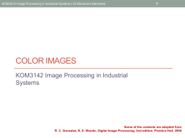 Color image processing