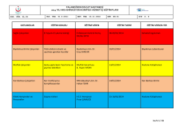 PALANDÖKEN DEVLET HASTANESİ 2014 YILI HKS