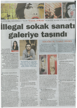 İllegal Sokak Sanatı Galeriye Taşındı