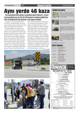 sayfa 2 - Osmancık.com.tr