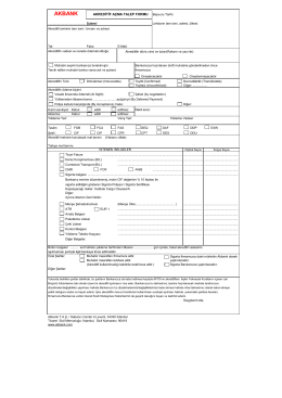 Akreditif Talep Formu (03.10.2014)