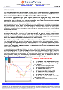 Piyasa Yorumu - Turkborsa.net