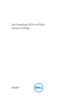 Dell PowerEdge R730 ve R730xd Kullanıcı El Kitabı
