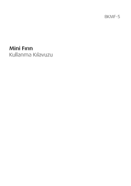 Mini Fırın Kullanma Kılavuzu
