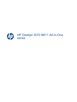 HP Deskjet 3070 B611 All-in-One series