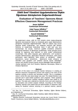Gaziantep University Journal of Social Sciences (http://jss.gantep