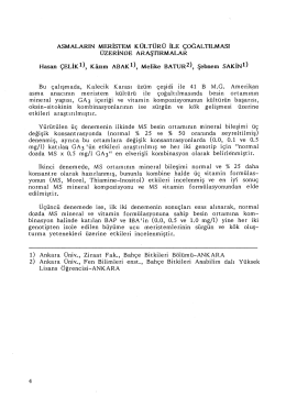 Hasan çELiKl), Kâzım ABAKI), Melike BATURZ), şebnem sAKiNl)