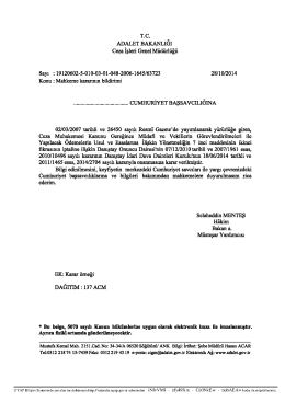 Mahkeme Kararının Bildirimi