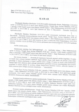 - T.C. ADANA B&Uuml;Y&Uuml;KŞEHİR BELEDİYESİ