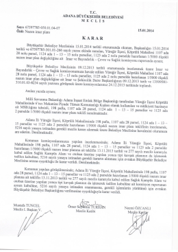 T.c. - Adana B&uuml;y&uuml;kşehir Belediyesi