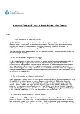 Otomatik Gönderi Programı için Sıkça Sorulan Sorular