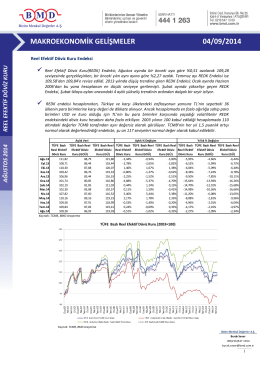 2011 ıv. çeyrek strateji raporu makroekonomik gelişmeler 04/09/2014