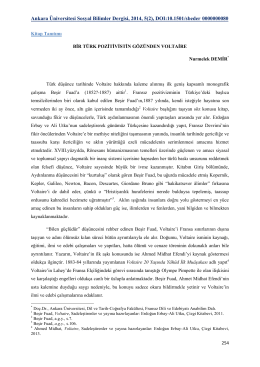 PDF - Ankara Üniversitesi Dergiler Veritabanı