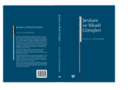 Şevkani ve İtikadi G&ouml;r&uuml;şleri