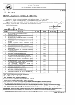 T.C sAGLIK BAKANLIĞI vAN BÖLGE EĞİTİM vE ARAŞTIRMA