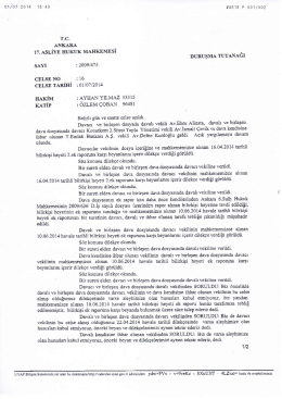 2014-07-01 Karar - KONUTKENT 2 Sitesi, konutkent 2 sitesi