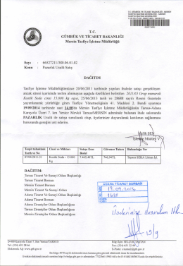 mersin tasfiye işletme m&uuml;d&uuml;rl&uuml;ğ&uuml;