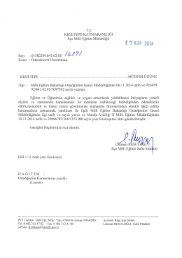 tlf-f? ını-s gmğ - Kızıltepe İlçe Milli Eğitim Müdürlüğü