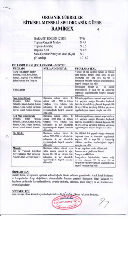 _ ORGANİK G&Uuml;BRELER BİTKİSEL MENŞELİ SIVI