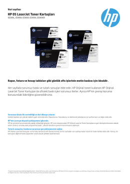IPG Supplies Laser Datashe05 - HP - Hewlett