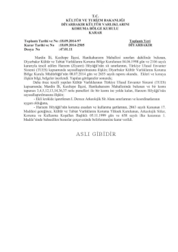 Mardin-Kızıltepe-Harzem H&ouml;y&uuml;ğ&uuml; - k&uuml;lt&uuml;r ve tabiat varlıklarını