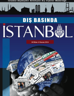 Dış Basında İstanbul - İstanbul Büyükşehir Belediyesi