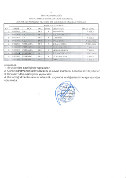 T.C. S`IMAv KAYMAKAMLIĞI SIMAV ANADOLU lMAM HATİP LİSESİ