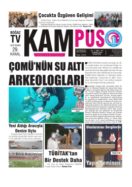 KAMPÜS Gazetesi - Çanakkale Onsekiz Mart Üniversitesi
