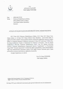 T.C. - Antalya Eğitim ve Araştırma Hastanesi